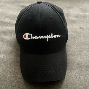 Champion NWOT Black Baseball Hat